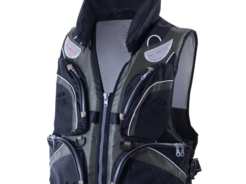 01-1-Grey-Fishing-Life-Jacket Fishing Life Jacket