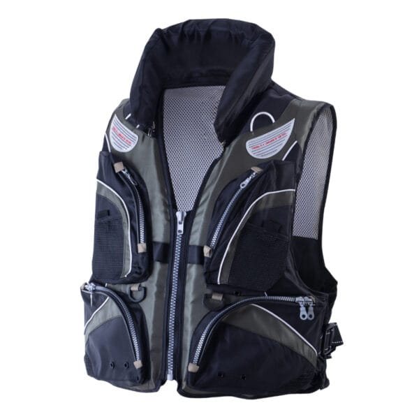 07-1-Black-Fishing-Life-Jacket Fishing Life Jacket