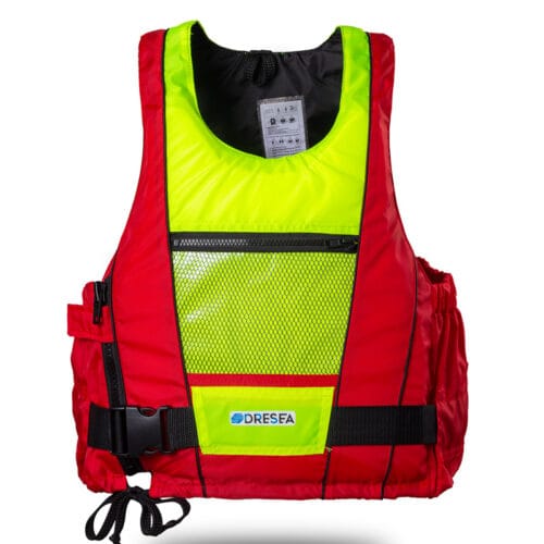 09-3-Red-Fishing-Life-Vest XDPM-50N Boating Life Vest