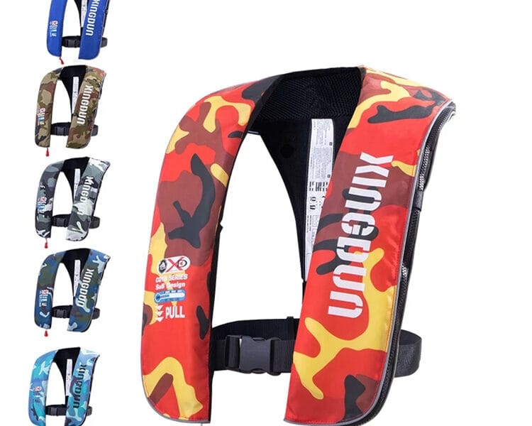 1-Camouflage-Life-Jackets CQIF/X-150N Camouflage Inflatable Life Jacket