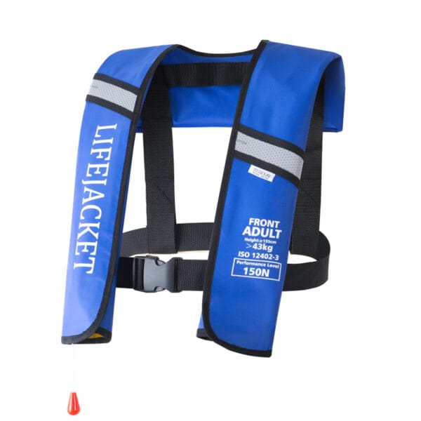3-Bule-Adult-Inflatable-Life-Jackets CQIF/I-150N Adult Inflatable Life Jacket