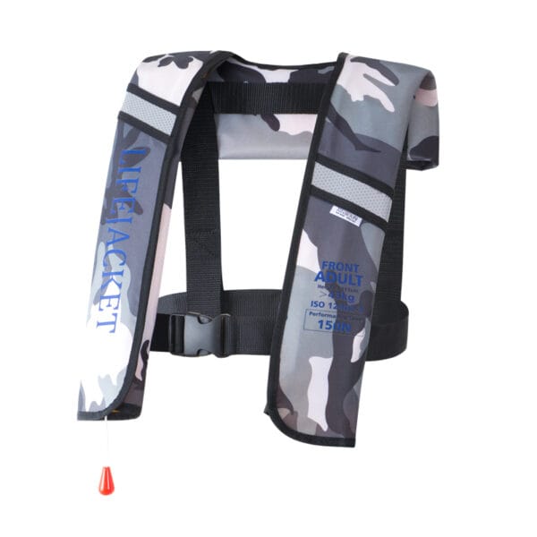 4-Camouflage-Adult-Inflatable-Life-Jackets CQIF/I-150N Adult Inflatable Life Jacket